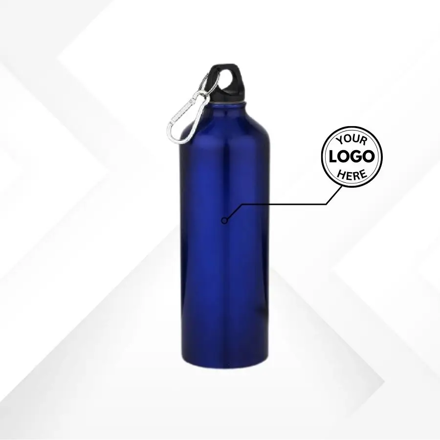 blue Customized Aluminium Bottles in India