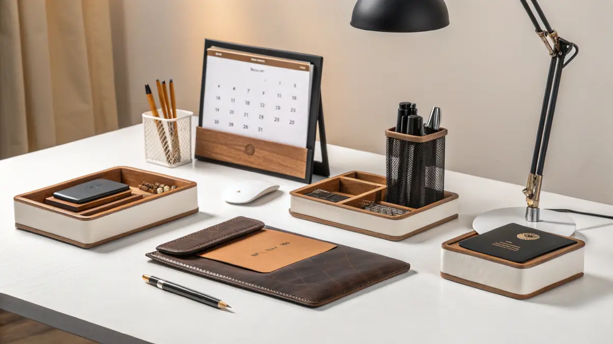 Office essentials and desk accessories