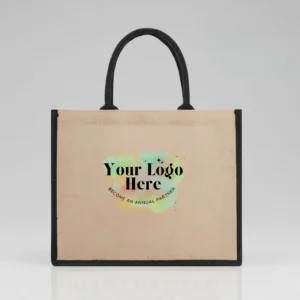 Black and Natural Jute Bags