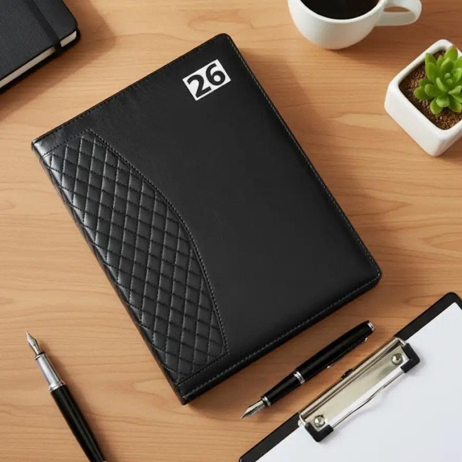 Diamond-Black-Personalised-diary