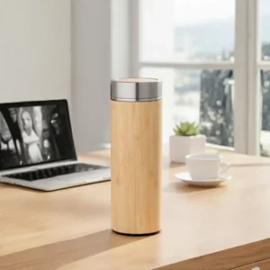 Eco-Friendly Bamboo Insulated Bottle