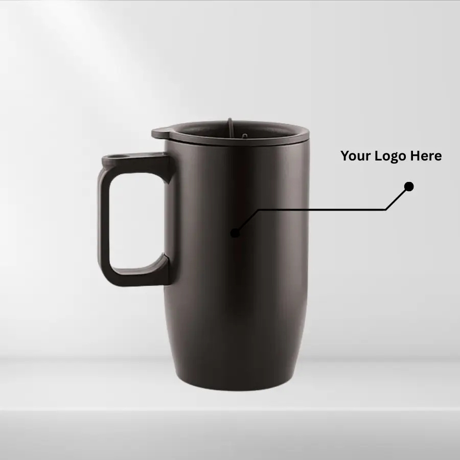 Casa Vacuum Steel Mug 500ml black