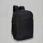 Black Polyester Laptop Backpack