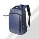 Blue Waterproof Polyester Backpack