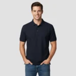 Navy Blue Polo T Shirt