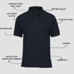 Personalised Navy Blue Polo T Shirt