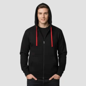 custom black sweatshirt with logo