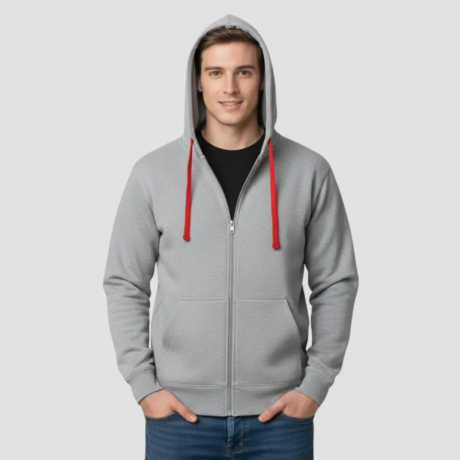 Custom Grey Sweatshirt with logo