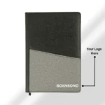 Grey Shaded Dual Tone Notebook Diary