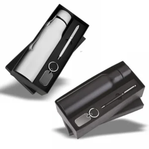 3 in 1 giftset bottle pen keychain