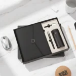 Black Premium 4 in 1 Gift Set with Powerbank Diary