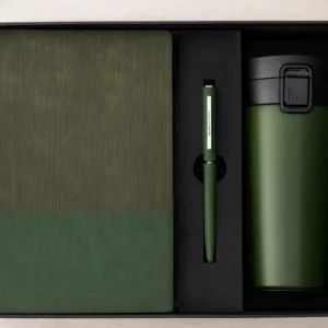Olive 3 in1 Gift Set with Flask, Pen and Diary