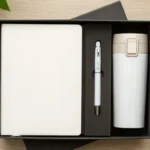 White 3 in 1 Giftset with Flask