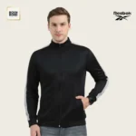 Reebok Black Polyester Winter Jacket