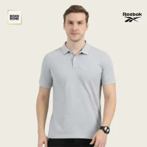 Reebok Custom Grey Polo Tshirt