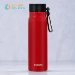 Bliss Stainless Steel Vacuum Insulated Bottle, Red