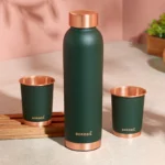 Personalized Borosil copper bottle for employees