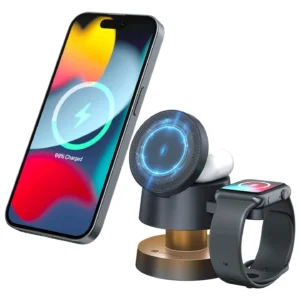 Portronics TriCharge wireless charger stand