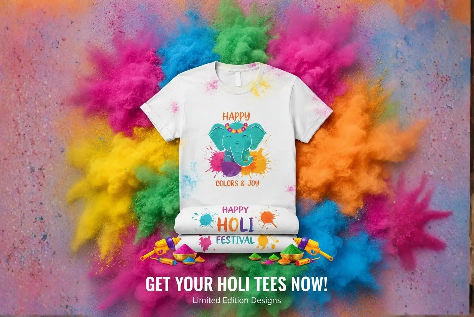 Happy Holi T Shirt