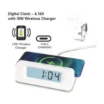 Digital Clock with Wireless Charge