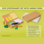 Eco Stationery Set with Memo Pads