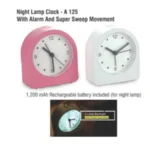 Night lamp clock