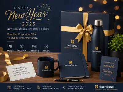 new year corporate gift hamper premium client employees india boxnbond